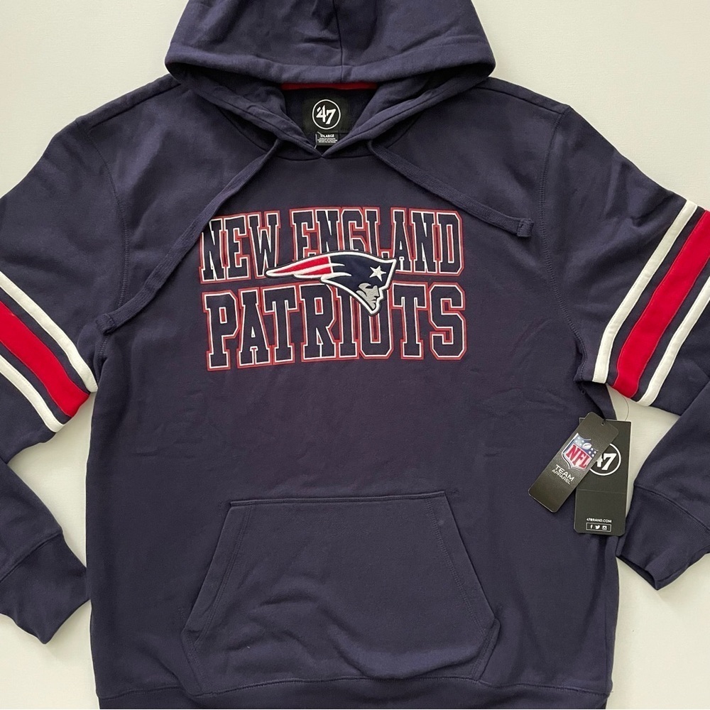 47 New England Patriots Hoodie Size XL Men - Picture 2 of 10